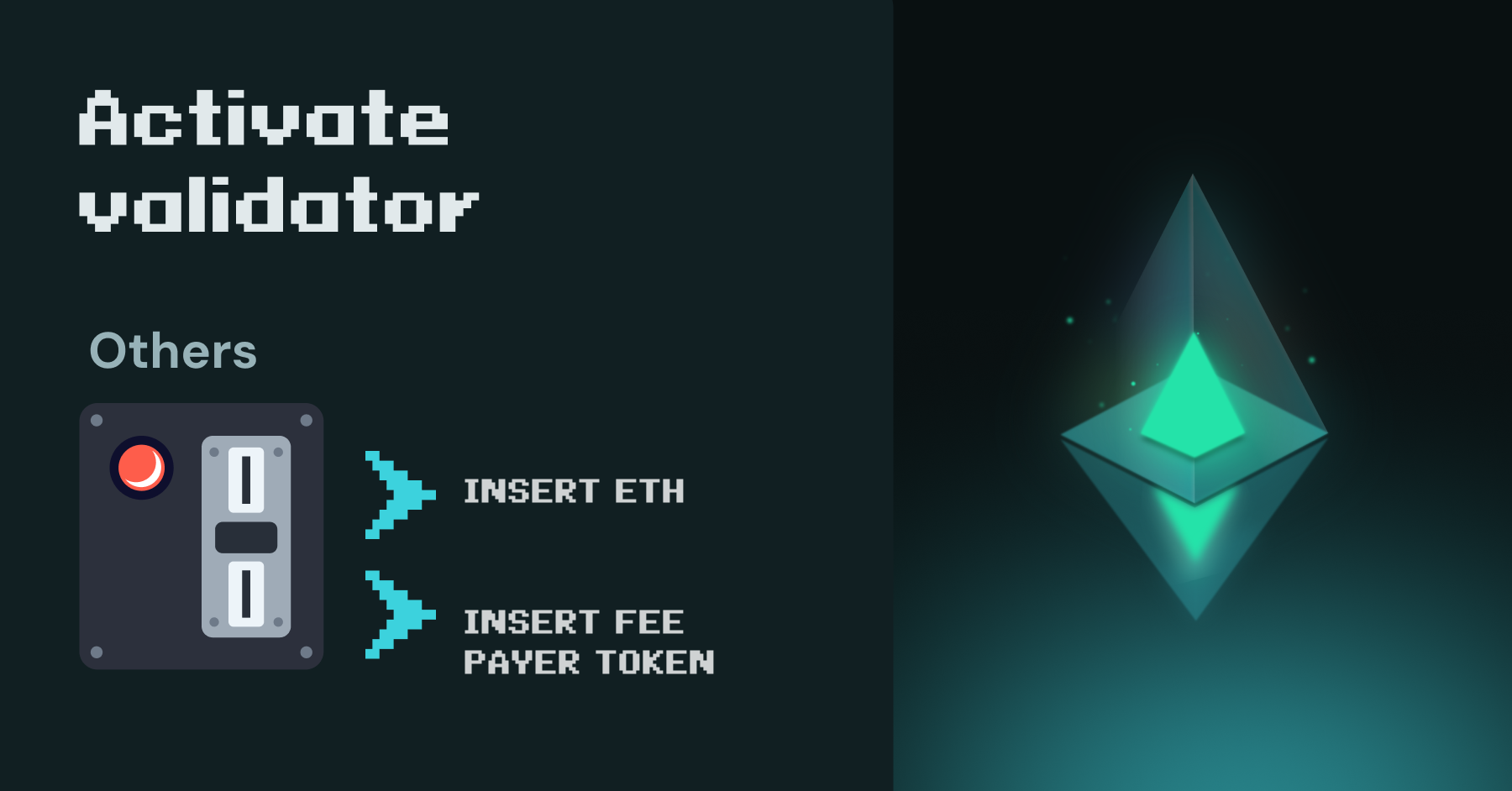Diagram of an alternative DV design that requires a native network token to pay operators.