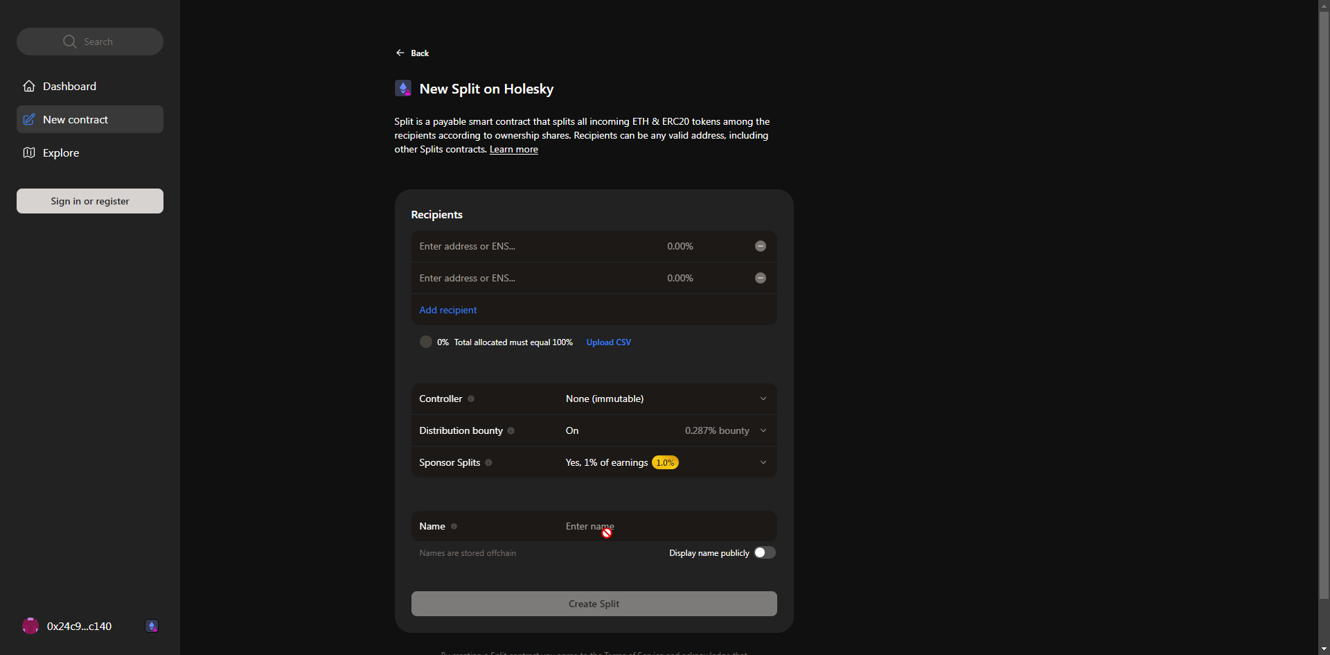 Screenshot: If your cluster would like to contribute a portion of its rewards to Obol protocol development, thereby earning Obol Incentives as part of Lido's integration of CSM into the DV…